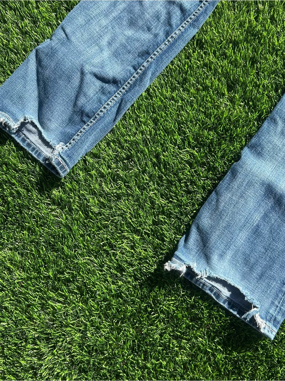 BKE Light Blue Bootcut Jeans with Embroidered Back Pockets - Picture 9 of 9